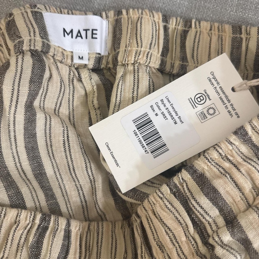 Mate the label linen everyday short 100% organic linen - Picture 4 of 5